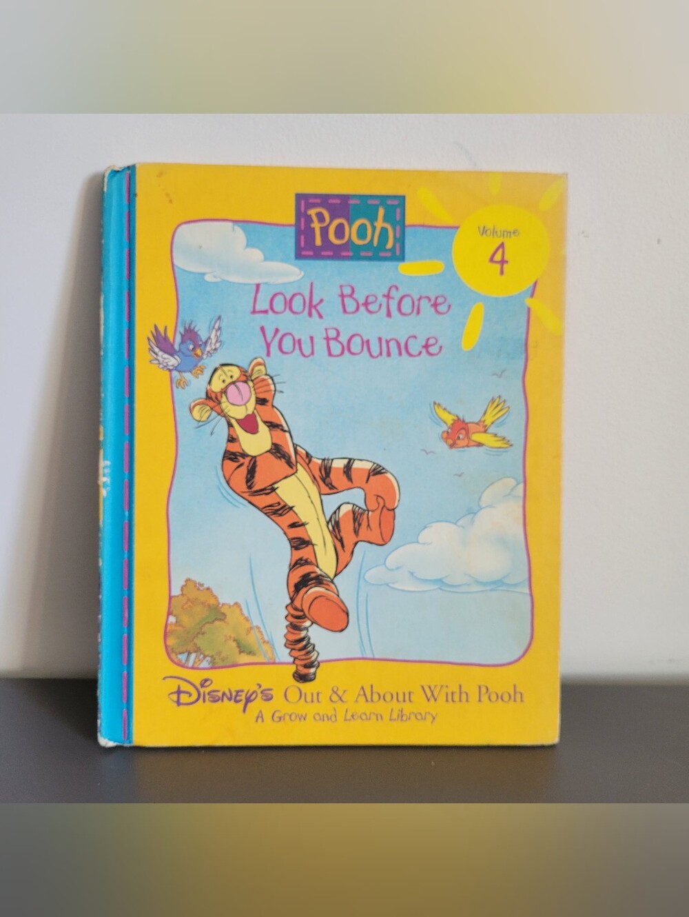 Disneys Out & About With Pooh: Look Before You Bounce Volume 4 Hardcover Book